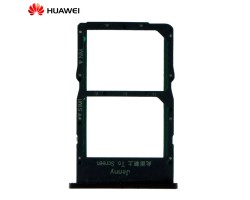 SIM tálca / tartó Huawei P40 Lite (JNY-L21A JNY-LX1) fekete 51661PSH